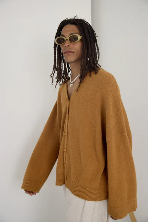 Copper colored cardigan discount