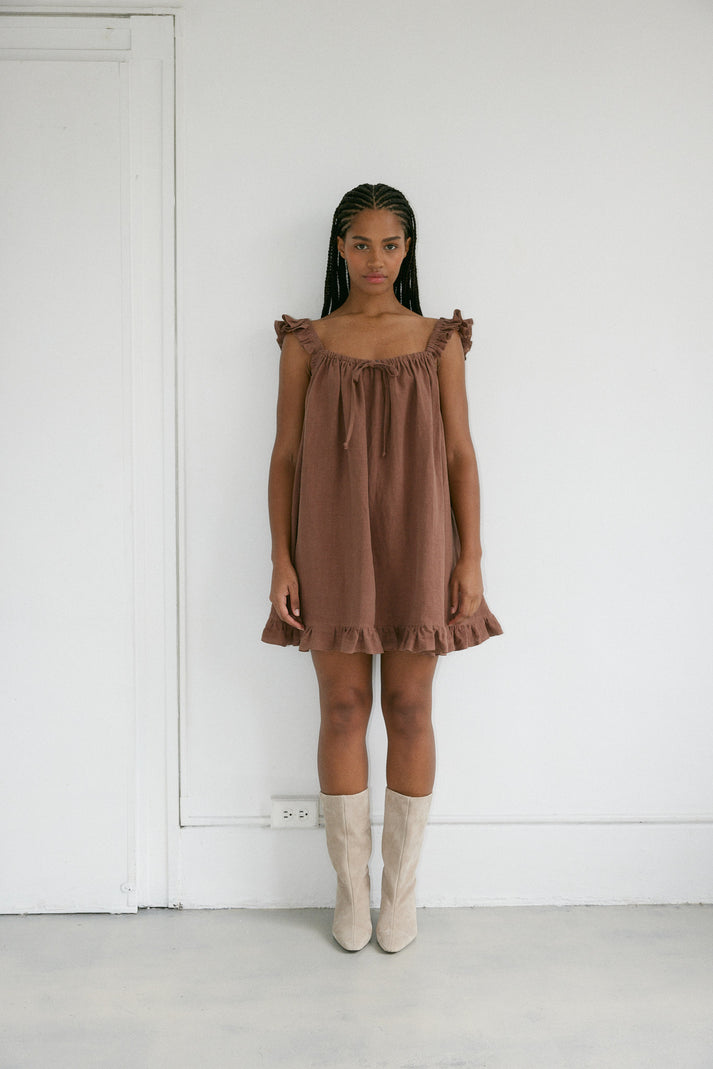 The Ruffle Mini Dress - Made to Order