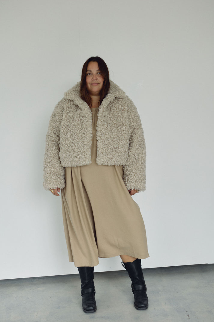 The Faux Fur Coat, Milk ~ pre order