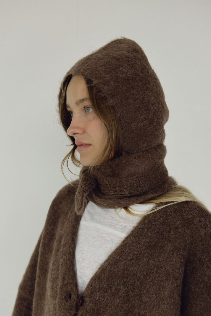 The Hooded Scarf, Umber ~ pre order