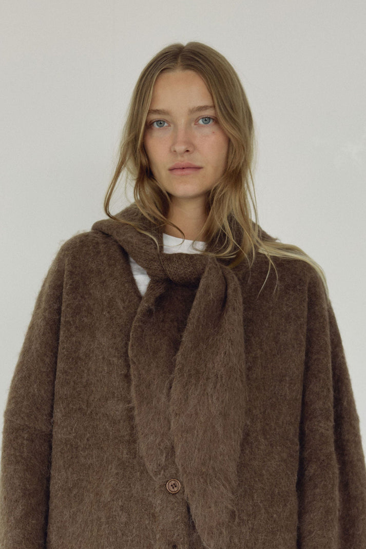 The Hooded Scarf, Umber ~ pre order