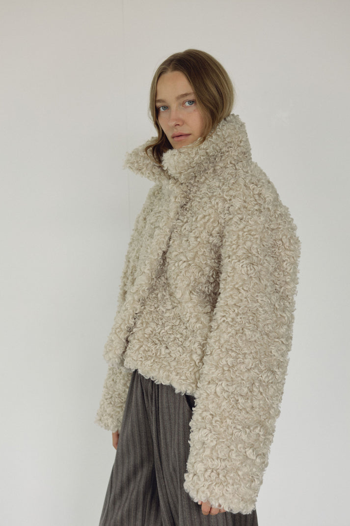 The Faux Fur Coat, Milk ~ pre order