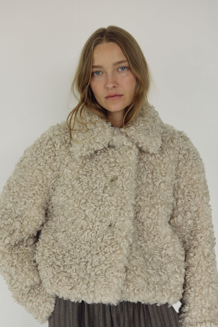 The Faux Fur Coat, Milk ~ pre order