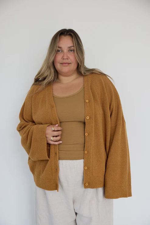 The Knit Cardigan Copper Mother