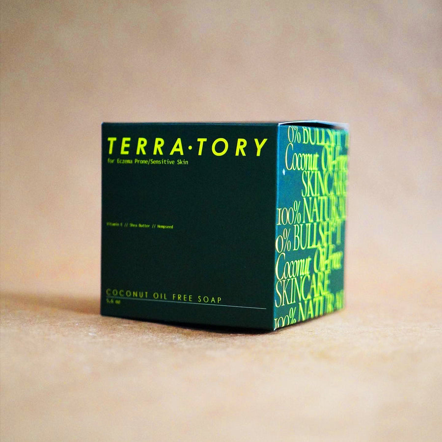 TERRA-TORY Plantain + Coffee Scrub Soap Cube