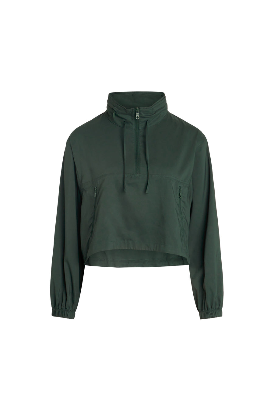 Cropped recycled shell Windbreaker, Girlfriend Collective