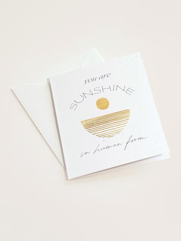 You Are Sunshine Card